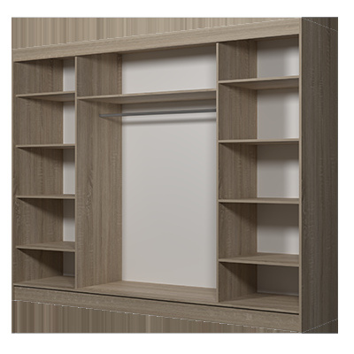 Moderner Kleiderschrank Alivia II 250 cm, Sonoma-Eiche