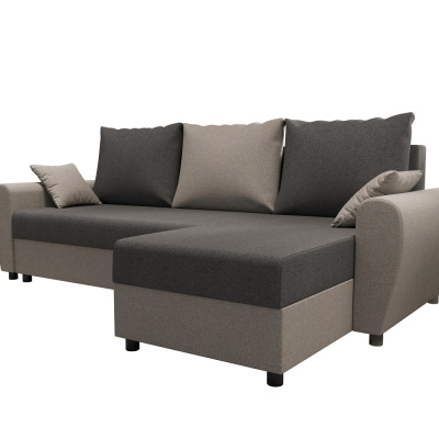 Elegante Couchgarnitur FLORIANA – grau / hellgrau