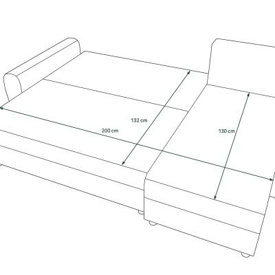 Elegante Couchgarnitur FLORIANA – hellgrau / creme