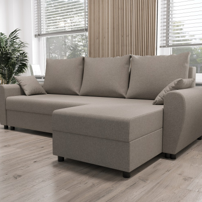 Elegante Couchgarnitur FLORIANA – hellgrau