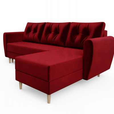 Rotes Ecksofa PIVEK