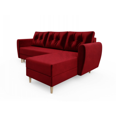 Rotes Ecksofa PIVEK