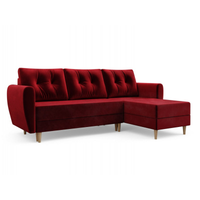 Rotes Ecksofa PIVEK