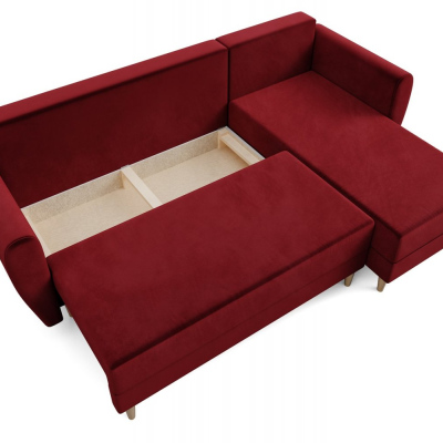 Rotes Ecksofa PIVEK