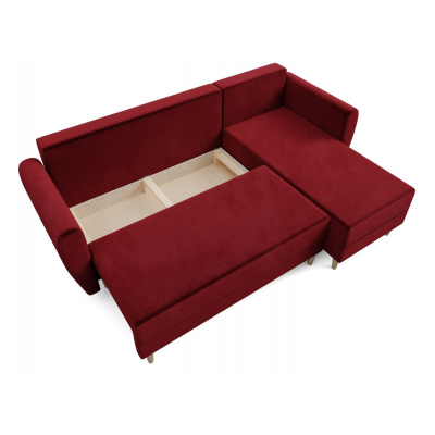 Rotes Ecksofa PIVEK