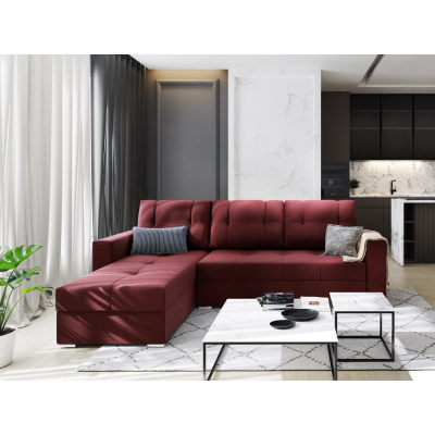 Rotes Ecksofa KABARO