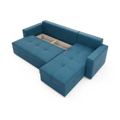 Blaues Ecksofa KABARO