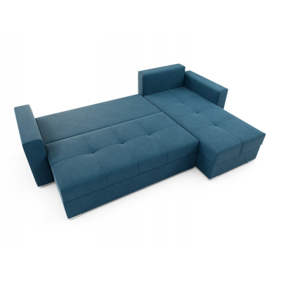 Blaues Ecksofa KABARO