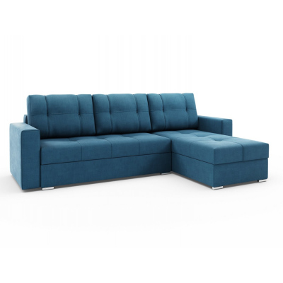 Blaues Ecksofa KABARO