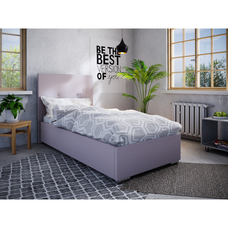 Einzelbett 90x200 FLEK 2 – rosa