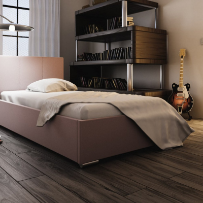 Einzelbett 90x200 FLEK 6 – rosa