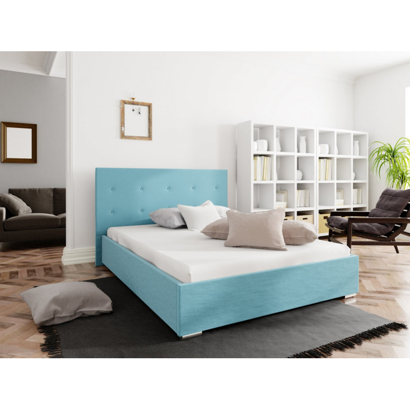 Doppelbett 160x200 FLEK 1 – blau