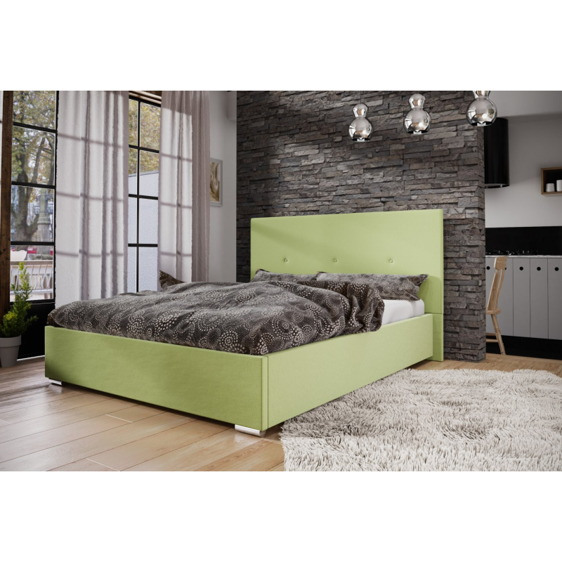 Doppelbett 140x200 FLEK 2 – gelb