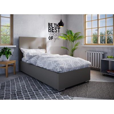 Einzelbett 80x200 FLEK 2 – braun