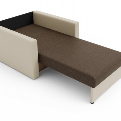 Modernes Schlafsofa ARIA 80 – beige / braun