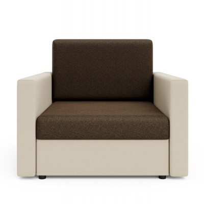 Modernes Schlafsofa ARIA 80 – beige / braun