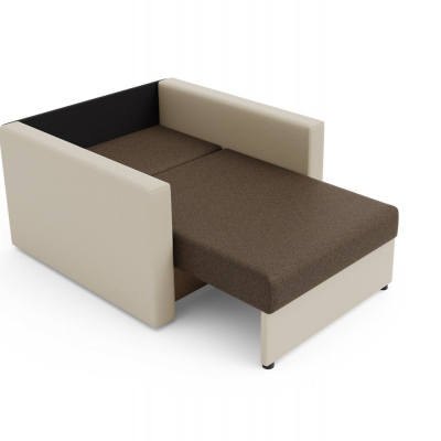 Modernes Schlafsofa ARIA 80 – beige / braun