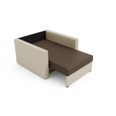 Modernes Schlafsofa ARIA 80 – beige / braun