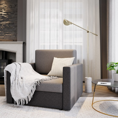 Modernes Schlafsofa ARIA 80 – grau 1