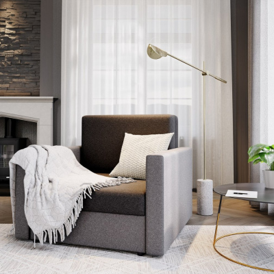 Modernes Schlafsofa ARIA 80 – grau 2