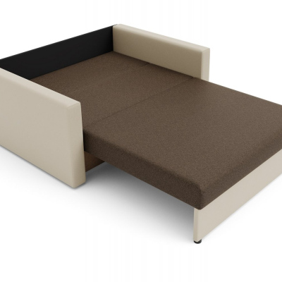 Modernes Schlafsofa ARIA 120 – beige / braun