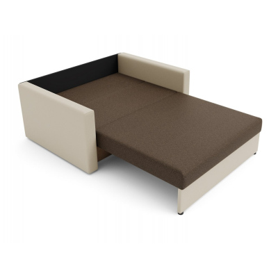 Modernes Schlafsofa ARIA 120 – beige / braun