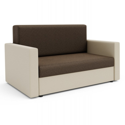 Modernes Schlafsofa ARIA 120 – beige / braun