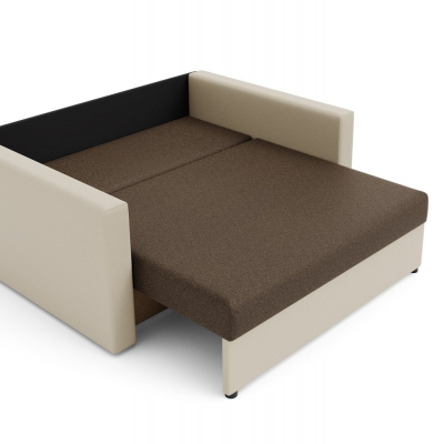 Modernes Schlafsofa ARIA 120 – beige / braun