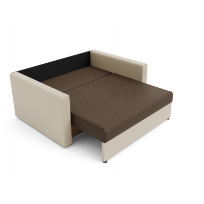 Modernes Schlafsofa ARIA 120 – beige / braun