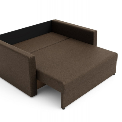 Modernes Schlafsofa mit Pferdemuster ARIA 120 – braun