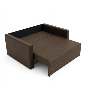 Modernes Schlafsofa mit Pferdemuster ARIA 120 – braun