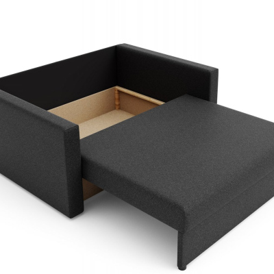 Modernes Schlafsofa mit Muster ARIA 120 – dunkelgrau