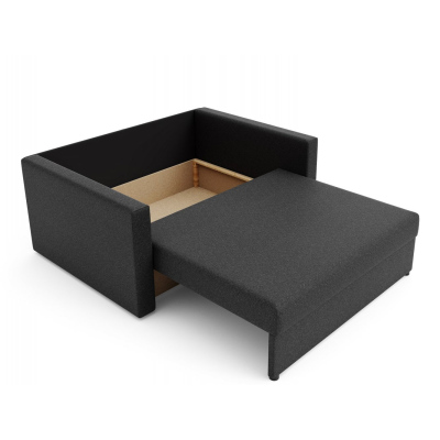 Modernes Schlafsofa mit Muster ARIA 120 – dunkelgrau