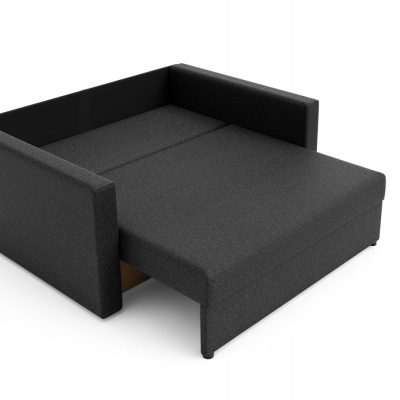 Modernes Schlafsofa mit Muster ARIA 120 – dunkelgrau