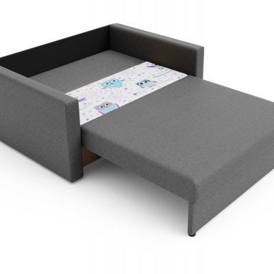 Modernes Schlafsofa mit Kindermuster ARIA 120 – grau