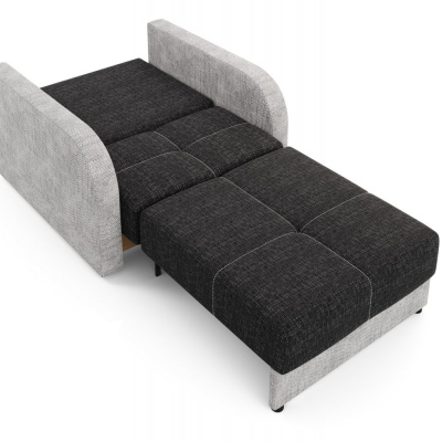 Multifunktionales Modesofa ARIA 1 – schwarz/hellgrau