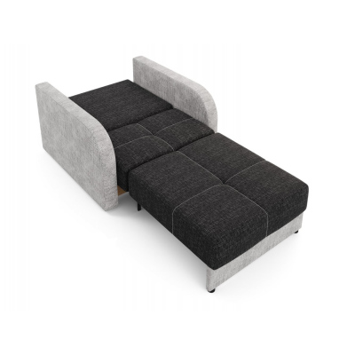 Multifunktionales Modesofa ARIA 1 – schwarz/hellgrau