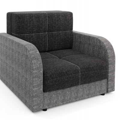 Multifunktionales Modesofa ARIA 1 – schwarz 2 / grau 2