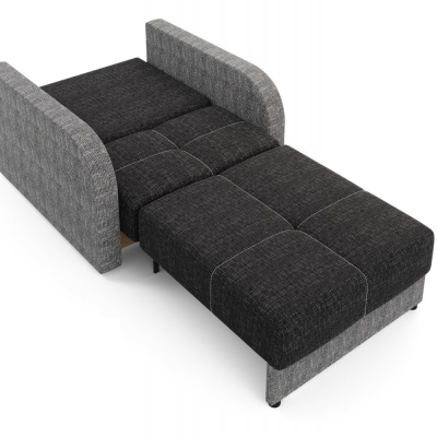 Multifunktionales Modesofa ARIA 1 – schwarz 2 / grau 2