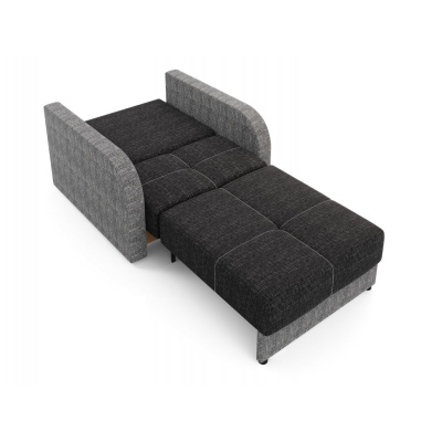 Multifunktionales Modesofa ARIA 1 – schwarz 2 / grau 2