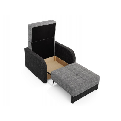 Multifunktionales Modesofa ARIA 1 – grau 1 / schwarz 1