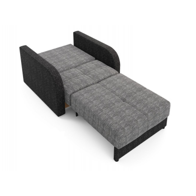 Multifunktionales Modesofa ARIA 1 – grau 1 / schwarz 1