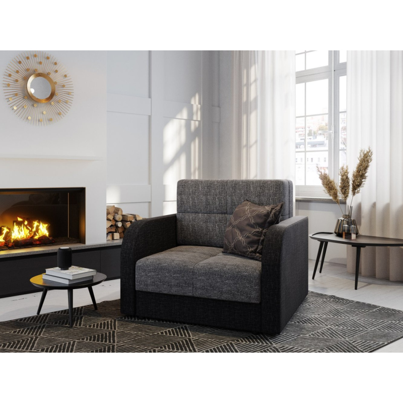 Multifunktionales Modesofa ARIA 1 – grau 1 / schwarz 1