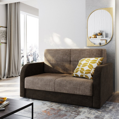 Multifunktionales zweisitziges Modesofa ARIA 2 – braun