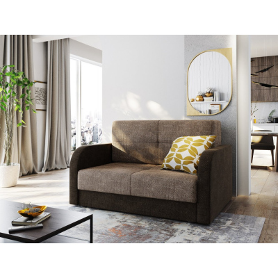 Multifunktionales zweisitziges Modesofa ARIA 2 – braun