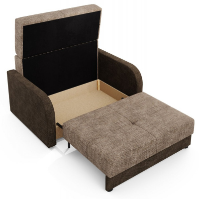 Multifunktionales zweisitziges Modesofa ARIA 2 – braun