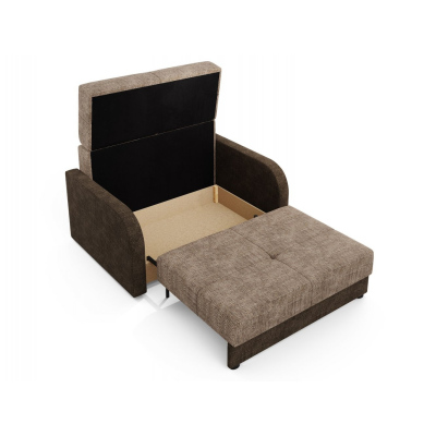 Multifunktionales zweisitziges Modesofa ARIA 2 – braun