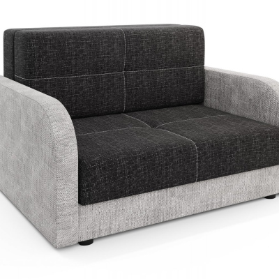 Multifunktionales zweisitziges Modesofa ARIA 2 – schwarz/hellgrau