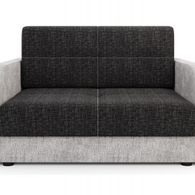 Multifunktionales zweisitziges Modesofa ARIA 2 – schwarz/hellgrau