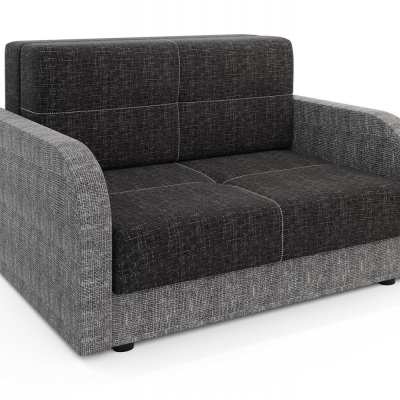 Multifunktionales zweisitziges Modesofa ARIA 2 – schwarz 2 / grau 2